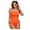 Orange, variant on One Piece Swimsuit Women Solid Color Strappy Beach Bikini Bathing Suit,Orange,XL