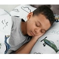 thumbnail image 3 of Sweet Jojo Designs Airplane Green and Blue Boy 3 Piece Twin Size Sheet Set, 3 of 5