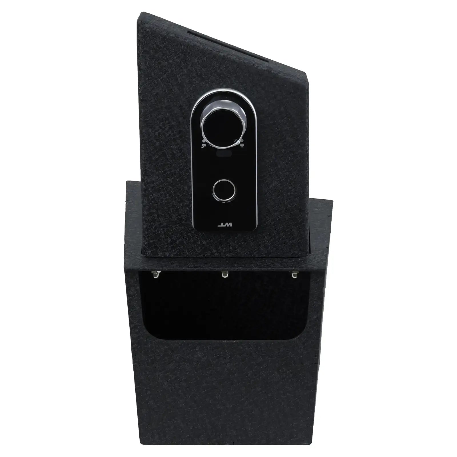 Center Console Safe Gun Safe, WASAI Premium In-vehicle Console Gun Vault Lockbox Compatible with 2021-2023 Hyundai Elantra, Fingerprint Lock with Backup Key.