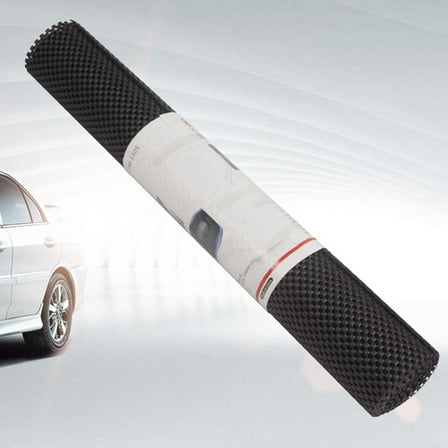 COSMOBETTY 1Set Non-Slip Mat Black PVC Camper Accessories with Waterproof and Non-Slip Features