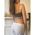 thumbnail image 5 of Biezeib Women's Summer Fashion Tank Tops Sleeveless Open Back Solid Color Asymmetrical Fitted Vest, 5 of 6