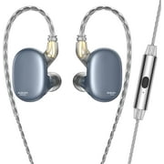 Yinyoo BLON BL-MAX in Ear Monitor Earbuds, Dual Dynamic Drivers in-Ear Headphones with 10mm Carbon Diaphragm + 6mm