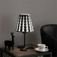 thumbnail image 2 of ORE International 16" Contemporary Geometric Metal Table Lamp in Black, 2 of 2