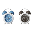 thumbnail image 1 of Reloj Despertador Con Doble Campana Nocturna para Estudiantes Que Estudian () Azul, 1 of 8