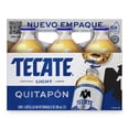 thumbnail image 1 of Cerveza Tecate Light quitapon 6 pack botella 300 ml, 1 of 4