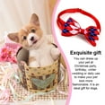 thumbnail image 1 of Colliers pour Chiens Noeuds Papillon Réglable Sangle Mode Durable Animaux de Compagnie Toilettage Accessoires Décorations Boucle Vêtements Chiot Chats Festival Rouge plaid, 1 of 7