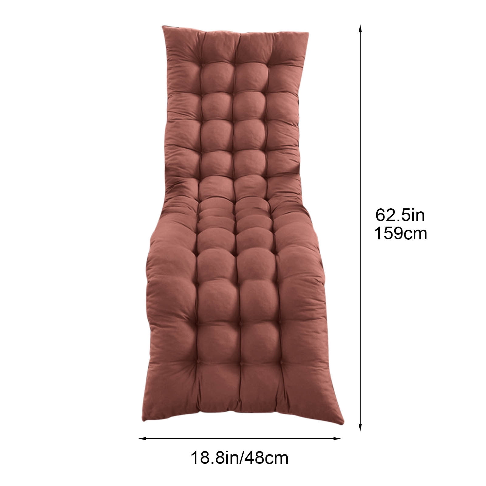 Muecwrye Outdoor Cushions Clearance, 63"x20" Chaise Lounge Cushions, Office Chair Cushion, Lounge Chair Cushion for Lawn Pool Outdoor Indoor Patio Home Furniture