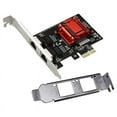 thumbnail image 1 of Dual-Port PCIe Gigabit Network Card 1000M PCI Express Ethernet Adapter with 82576 Two Ports LAN NIC Card, 1 of 7