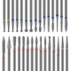 thumbnail image 5 of 30 Piezas Brocas para Uñas Juego de Brocas para Cortador de Uñas, Muela Pulidora Cabezal para Pulir Juego de Accesorios para Cortador de Uñas para Manicura Pedicura. Afortunado Sencillez, 5 of 5
