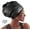 Black, variant on EverSport XL Swim Cap for Dreadlocks Braids Long Hair Unisex Adult Extra Large Oversize Swimming caps Waterproof Pool hat