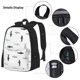 thumbnail image 3 of Fotbe Cute Shark Set Escolar 3 en 1 para Niños - Mochila Duradera con Lonchera Aislante y Estuche para Lápices - Mochila Escolar para Niños y Niñas, 3 of 7