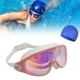 thumbnail image 2 of Moocorvic Swim Goggles And Swimming Cap Set, Silicone Cap for Adult Men Women, 2 of 5