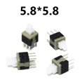 thumbnail image 3 of 10 piezas/lote de microinterruptores táctiles de encendido y apagado automáticos de 6 pines, 5,8 x 5,8, 7 x 7, 8 x 8, 8,5 x 8,5 mm, 3 of 4