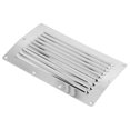thumbnail image 1 of Rejilla de ventilación de acero inoxidable, rejilla de ventilación de 250 x 150 mm, diseño elevado, 1 of 9