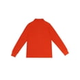 thumbnail image 2 of Smith's American Boys' Long Sleeve Pique Polo Color: orange Size: 18 - 20, 2 of 3