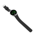 thumbnail image 3 of Reloj Digital para hombre, pantalla redonda a Color, resistente al agua, retroiluminado, ultrafino, elegante, alarma, reloj deportivo, carcasa plateada, cinturón negro, tamaño grande, 3 of 5