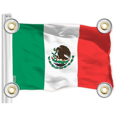 G128 Mexico Mexican Flag | 3x5 Ft | LiteWeave Pro Series Printed 150D Polyester, 4 Corner Brass Grommets | Country Flag, Vibrant Colors, Perfect For Balcony, More Durable Than 100D 75D Polyester