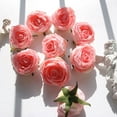 thumbnail image 3 of WZXPWT Artificial Silk Roses Wedding Bouquet, Fake Flowers for Valentines, Bridal Hair Decoration, Home Decoration Floral Arrangement, 3 of 6