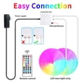 thumbnail image 6 of 100ft LED Neon Lights 24V RGB LED Rope Lights with Remote Control APP Control IP65 Waterproof Flexible Neon LED Strip Lights for Bedroom Room Outdoors Decor (2 Rolls of 50ft), 6 of 7