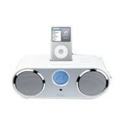 iLuv i166WHT - Clock radio with Apple Dock cradle - 5 Watt - white