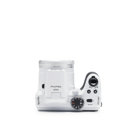 KODAK PIXPRO AZ421 Bridge Digital Camera - 16MP 42X Optical Zoom HD720p (White)