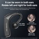 thumbnail image 3 of Auriculares de conducción ósea Black Bon-e: Auriculares inalámbricos deportivos de oreja abierta, micrófono integrado, entrenamientos de carrera y ciclismo, conducción ósea verdadera, sobre la oreja,, 3 of 8
