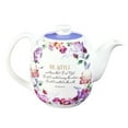 thumbnail image 2 of Be Still and Know Teapot in Purple - Psalm 46:10, 2 of 4
