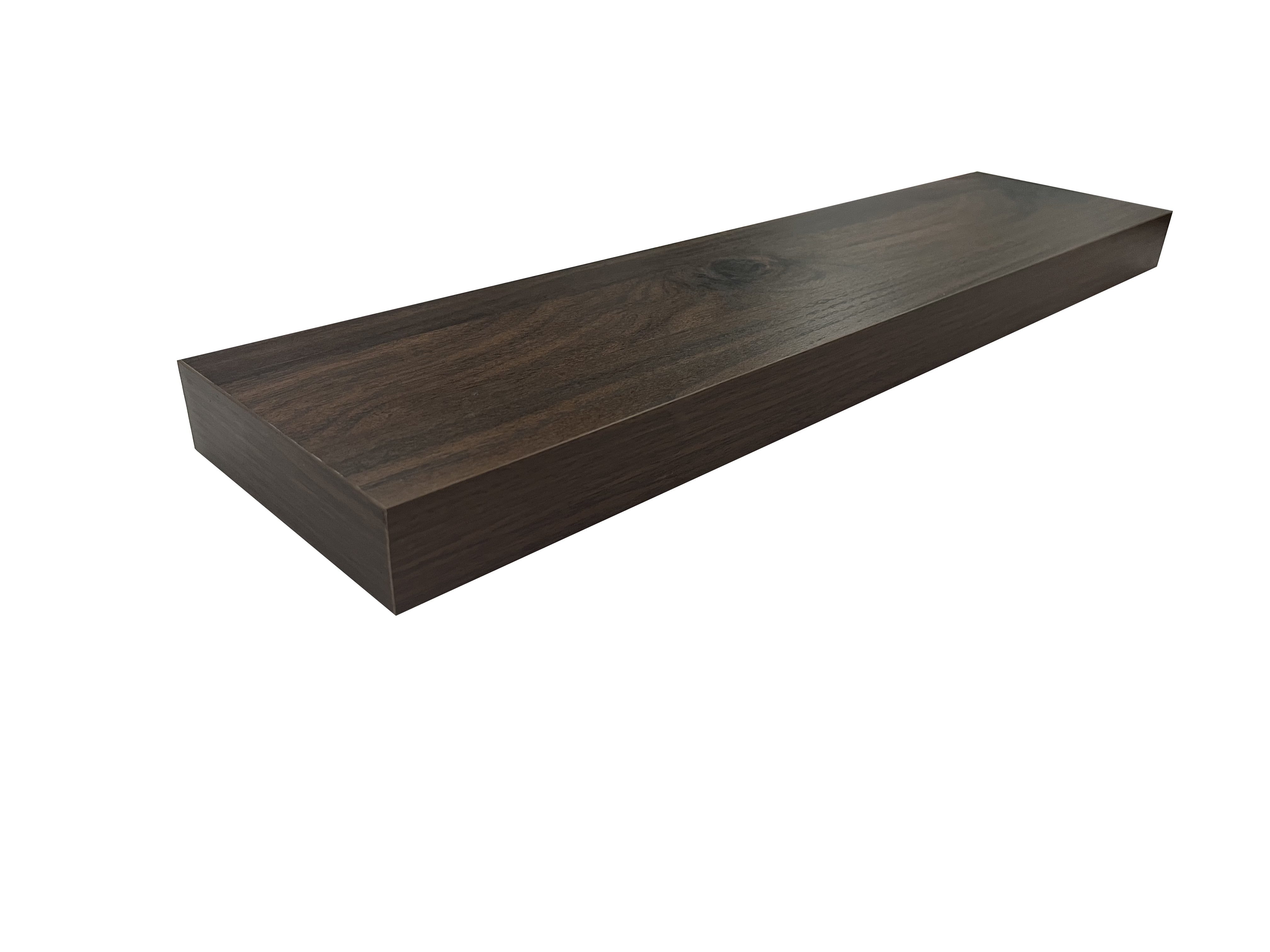 Mainstays Walnut 23" Wood Floating Shelf