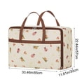 thumbnail image 3 of Btomtd 140L Moving Bags with Reinforced Handles, Heavy Duty Clothes Storage Tote Organizer, Thickened Zipper Storage Bags for Space Saving, 31.5"D x 12"W x 22.4"H (Beige-A), 3 of 8