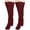 Claret, variant on Lovskoo Teddy Legs Fuzzy Socks Over Knee Winter Leg Warmers Plush Slipper Socks for Women Christmas Home Sleeping 2Pairs Socks Claret