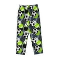 thumbnail image 4 of Xecao Football Women's Straight Lounge Pajama Pants: The Epitome of Relaxed Sleepwear, 4 of 9