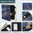 thumbnail image 5 of Small Wallet For Women Bifold Leather Pocket Coin Credit Card Holder With RFID Blocking Whales under The Starry Sky, 5 of 6