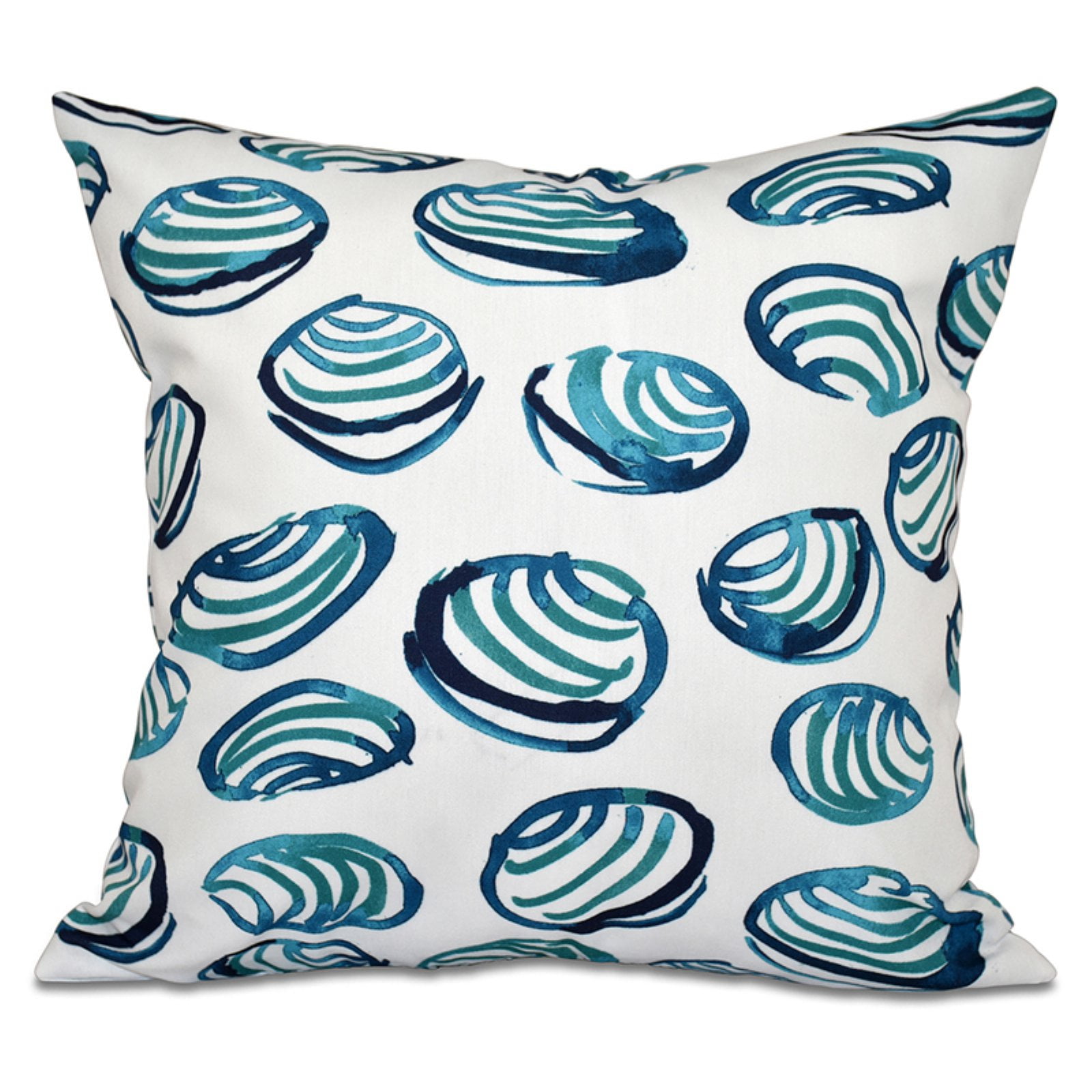 Simply Daisy 16" x 16" Clams Geometric Print Pillow