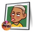 thumbnail image 2 of Diamond Painting 5D DIY Full Round Drill Q-version Neymar Decoración (VIP796) FLhrweasw Nuevo, 2 of 9