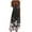 Black Dress for Women _r, variant on Women's Printed Strap Maxi Dress Pull On Lightweight Vacation Wear Flowy Floral Pattern Relaxed Style Black L