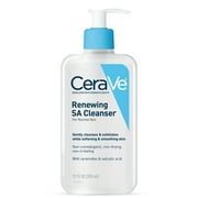 CeraVe Renewing SA Cleanser + حزمة غسول الترطيب اليومية، 12 أونصة