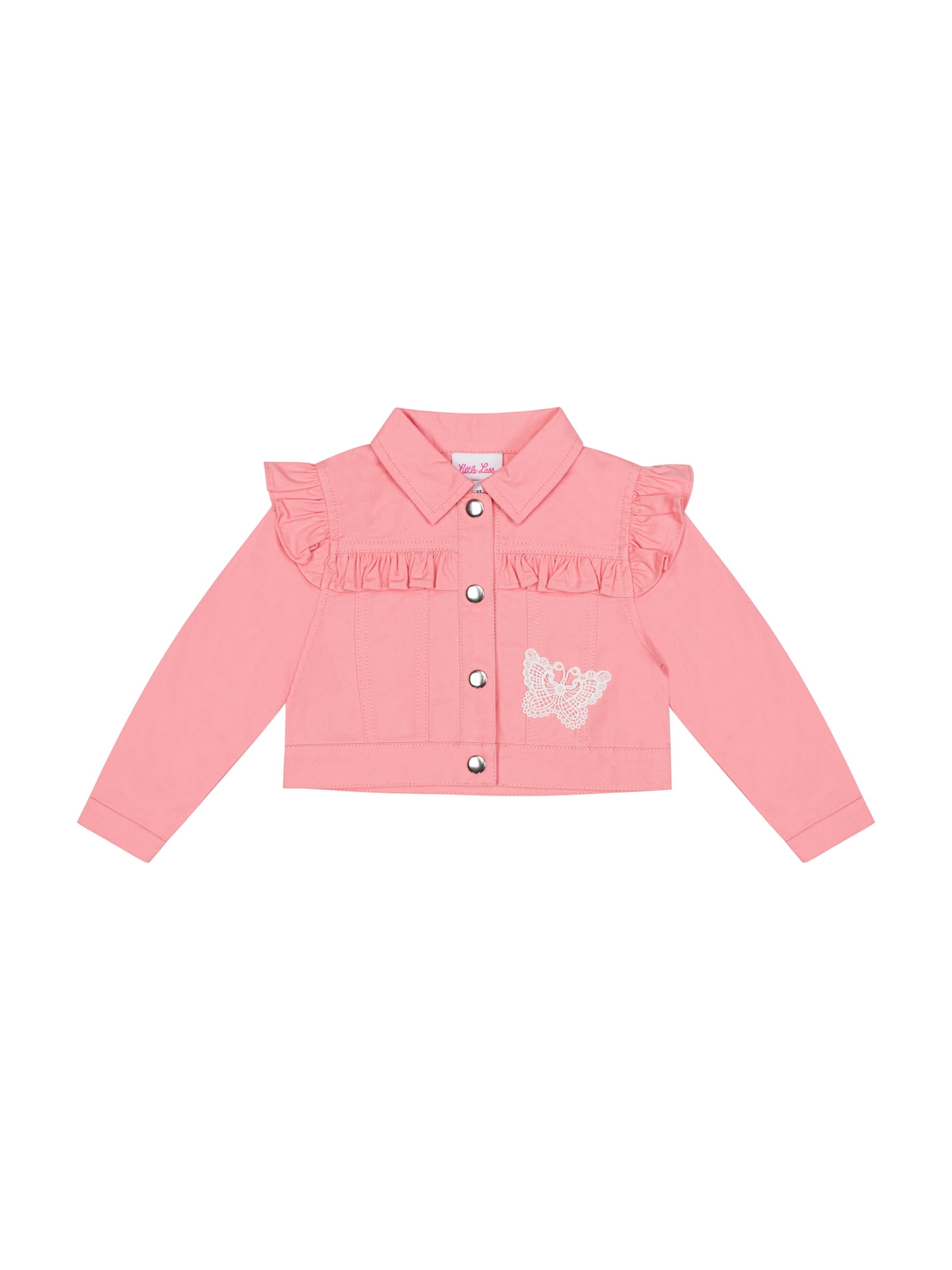 Little Lass Toddler Girl Dress and Jacket 2-Piece Set, Sizes 2T-4T