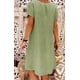 thumbnail image 5 of Vestido de verano para mujer, vestido de lino, vestido casual con escote en V, vestido de playa, 5 of 6