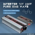 Pure Sine Wave Inverter 2200W DC 12V to AC 220 230 Power Inverter