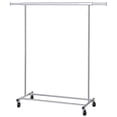 thumbnail image 3 of SONGMICS Clothes Rack on Wheels, for Living Room, Bedroom, Silver, 3 of 8
