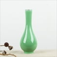 thumbnail image 2 of Celadon Vase,Jade Green Porcelain Flower Vase,7.5in/19cm in Height,2 Optional Colors(Green), 2 of 9