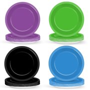 48PCS Video Game CORNET Birthday Party Supplies Video Gaming Paper Plates 7" Cake Dessert Dinnerware Set Game On Theme Decorations Gamer Level Up Table Decor for Teenager Kids Boys Birthday Favor