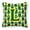 Green & Yellow, variant on Carolines Treasures Letter L Football Purple & White Fabric Decorative Pillow - Purple & White - 14in. H x 3in. W x 14in. L