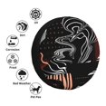 thumbnail image 4 of Waterproof Spare Wheel Cover, Graffiti Abstract Texture Pattern Adjustable Wheel Cover For Jeep Trailer RV SUV Car, 14 inch, 4 of 8