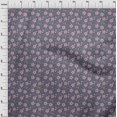 thumbnail image 4 of oneOone Rayon Gray Fabric Floral Fabric For Sewing Printed Craft Fabric By The Yard 56 Inch Wide, 4 of 5