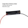 thumbnail image 3 of Support de Batterie AIR-AAA Ensemble Boîtier de Rangement avec Cordon Fil 1.5V Support de Batterie 2 Pcs Simple, 2 Pcs 2 Emplacements 3V, 2 Pcs 3 Emplacements 4.5V, 2 Pcs 4 Emplacements 6V Ressort Clip, (8-Pac), 3 of 4