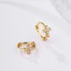 thumbnail image 4 of Sonducket 1 par de pendientes para mujer, pendientes cruzados, joyería para novia, citas, decoraciones para fiestas, regalo, accesorio de joyería Ropa, zapatos y accesorios Miscelánea Oro Sonducket AP016484-01, 4 of 6