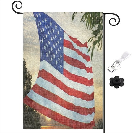 Welcome Memorial Day Garden Flags- Outdoor Double Sided Garden Yard Porch Lawn Spring Decorative Vertical Home Flags