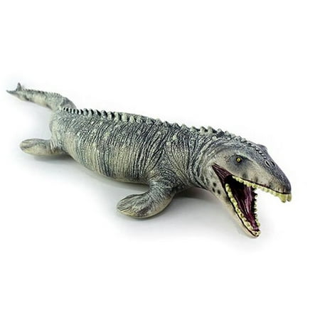 LDPT Lifelike Shape Animal Mosasaurus Dinosaur Model Cretaceous Period Toy