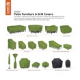 thumbnail image 6 of Classic Accessories Sodo Round Fire Pit Cover - Tough and Weather Resistant Patio Cover (55-357-011901-EC), 6 of 15